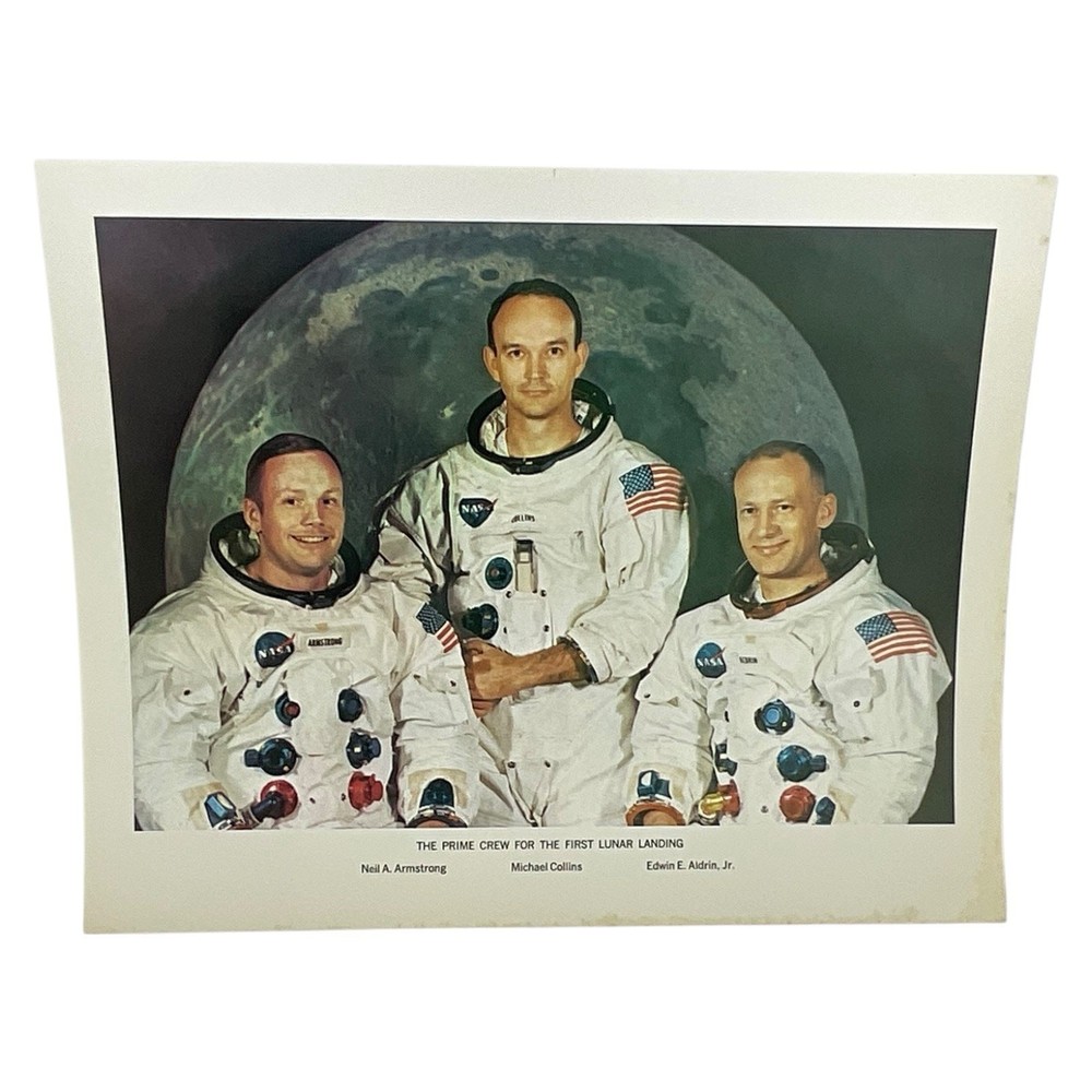 Apollo 11 Prime Crew NASA Photo Neil Armstrong Aldrin Collins 1969