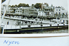 Old Photo Album 1964/65 Switzerland, Technology, Cars Road Traffic, Train, Tram