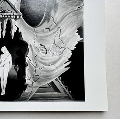 Fritz Henle Rare Inscribed Photograph Ballerina Nini Theilade in Bacchanale Dali