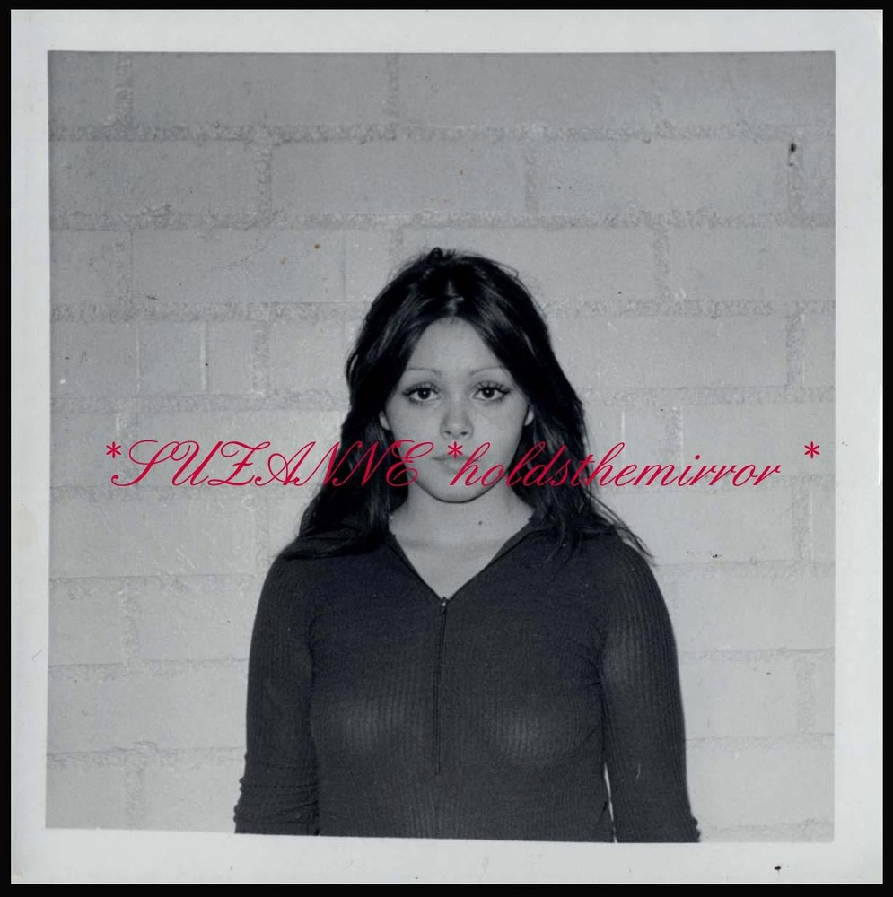 VINTAGE 1974 POLICE PHOTO PROSTITUTE AT MADAM’S CAT HOUSE HOLLYWOOD NAME ID BACK