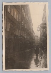 Salzburg Austria 1943 – Alley Shops Bakery – Old Photo