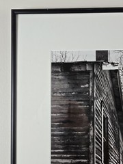 Original Signed John Bower 35mm Fine Art B&W Photograph 20×16 Framed Midwest Art