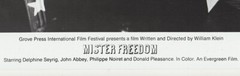 Original 1970 Mister Freedom, by William Klein