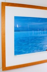 ONNE VAN DER WAL LARGE 48″ PHOTO GICLEE PRINT SIGNED NUMBERED RED BOW IN BAHAMAS