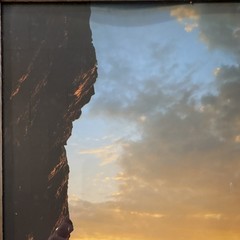 Pacific Coast Sunset Sea Stacks Framed Photograph Coastal Wall Art