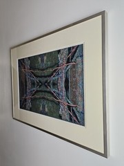ART – Original Christine Thomas Abstract Photograph 25×19 Framed 35mm Modern Art
