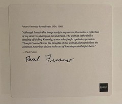 Mint! SIGNED PAUL FUSCO RFK FUNERAL TRAIN 2019 LIMITED EDITION MAGNUM 6×6 PRINT