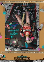 HARLEY QUINN Suicide Squad SEXY MARGOT ROBBIE DC Comic A3 Signed Print Graffiti