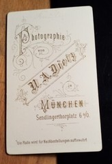 Man with Beard – Circa 1880/90s / CDV N. A. Dietz Munich
