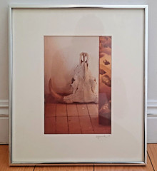 Vintage Signed Numbered Framed Photograph Cow Skull Southwest Desert 1979