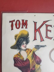 Tom Keene cigar Original framed lithograph