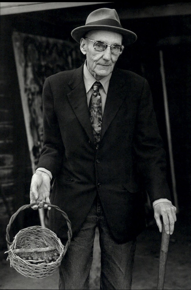 1996 Herb Ritts Williams S Burroughs Writer Portrait Art Photo Engraving