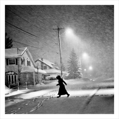 SIGNED Matt Black Photo – Snowstorm, Maine 2019 – 6×6″ Magnum Square Print 6×6″