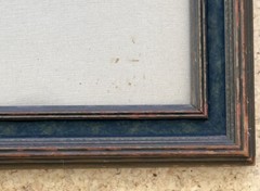 Lg VTG J.M. Garrison Hand Tinted Oil Color Photo Torrey Pines 12.5”x23.5” VGC