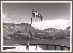 Photo Norway Svalbard Longyearbyen Ship «Kung Olav» Port 1960s