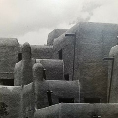 Adobe Architecture Buildings Southwestern Special Effects 1978 Bob Fagan Vintage