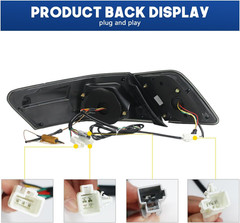 LED Tail Light Assembly Compatible with 2007-2011 Toyota Camry Xv40 Aurion Start