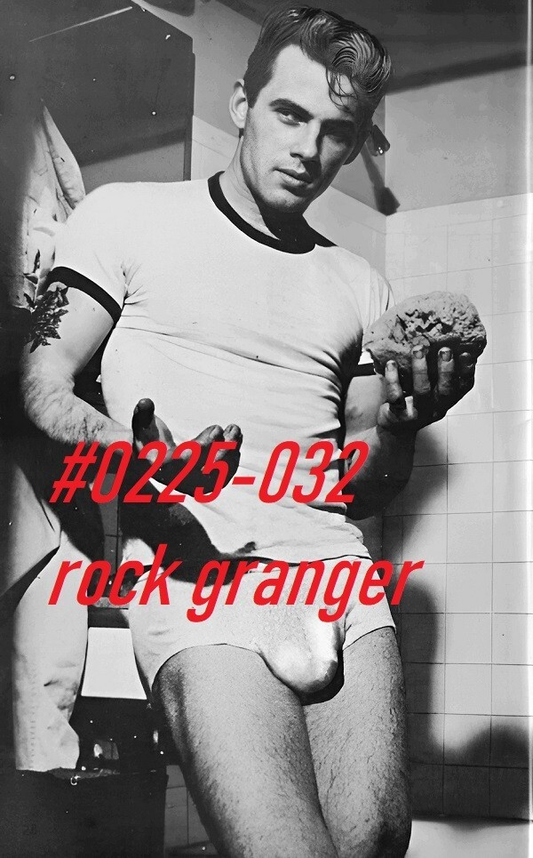 VINTAGE MALE PORTRAIT #0225-032 -rock granger 1962 – free shipping in usa