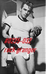 VINTAGE MALE PORTRAIT #0225-032 -rock granger 1962 – free shipping in usa