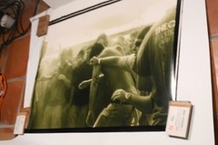 Janine Gordon Color Photograph Mural Mosh Wild Pit Green Rare Signed c Print