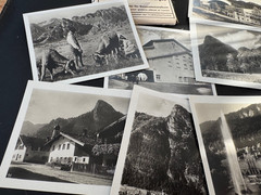 Oberammergau historical photos Huber series Passion Village 12 small photos 9×6 cm