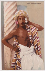 North Africa ethnic Arab nude male original vintage 1910s LEHNERT & LANDROCK
