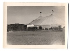 7 Photographs London, Bertram Mills Circus, Circus Tent & Carrier
