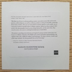 Marilyn Silverstone – Estate Stamped Photo – Magnum Square Print Limited Edition