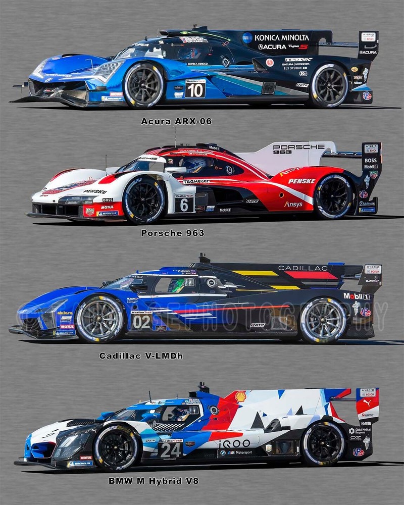 IMSA GTP Hybrid Prototype Race Car Photo CA2467