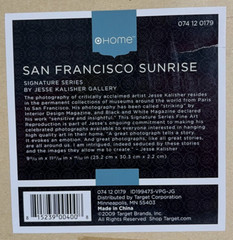 SAN FRANCISCO SUNRISE Jesse Kalisher Art Photography B+W Golden Gate, Bridges