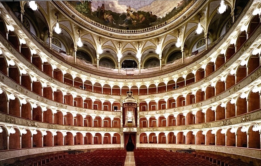 Doug Hall (b. 1944) Art Announcement Card 2003 – Opera Houses – Feigen Gallery