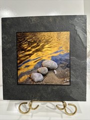 SLATE PICS Stones & River, Poudre River, Colorado By David L.Clack Photography