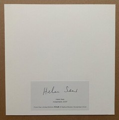 HELEN SEAR signed limited edition photograph – FOUR Portfolio (2022)