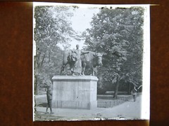 13 pieces historical photograph positive glass plate 8.5×8.5 cm Münster around 1915