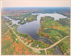Soo Lake, Lac Sault Dore, Price Co, Phillips, Wisc. Aerial Photo. Frame Optional