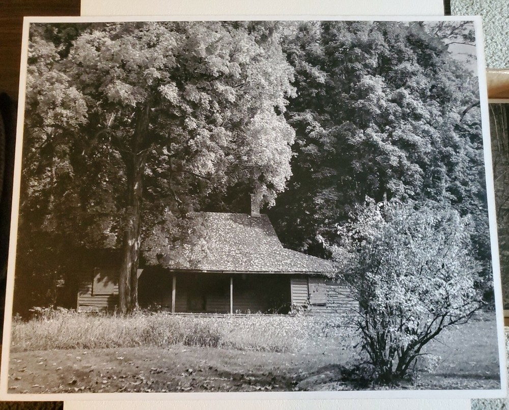 OLD HOMESTEAD LARGE ORIGINAL SIGNED ART PHOTO B&W STETTNER VTG MATTE NJ CAMERA