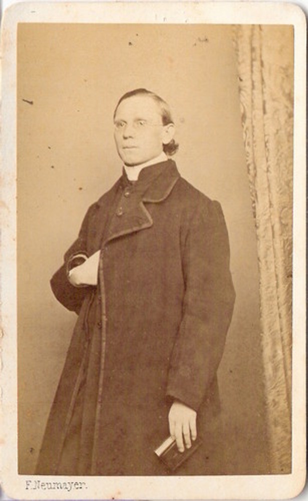 CDV parish preacher Wolfgang Stöber-Munich 1866