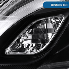 – Fits 2007-2011 Honda CR-V CRV Upgraded Replacement LED Tube Projector Headligh
