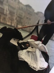 Classic Fulvio Roiter Photograph of Couple in venezia maschere di carnevale