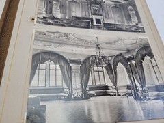 Photo album picture album old around 1890 decorated decoration 28x21cm #267066