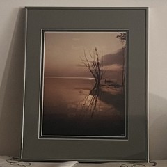 Gary Steinke Framed Photo Oconto, Wisconsin, Oconto Falls, Pond Fall 16 x 20