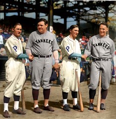 1927 World Series-Ruth & Gehrig 8×10 Colorized Print-FREE SHIPPING