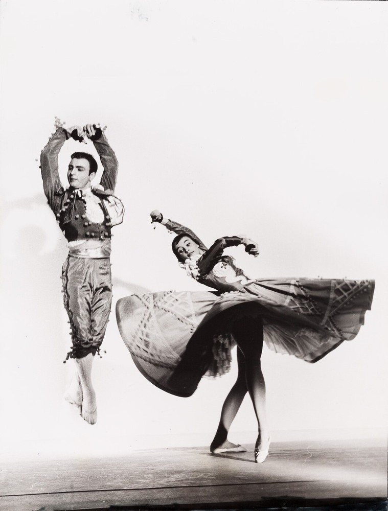 Siegfried Enkelmann vintage print, Ina Priefert, Karl-Heinz King, „Bolero“, 1961