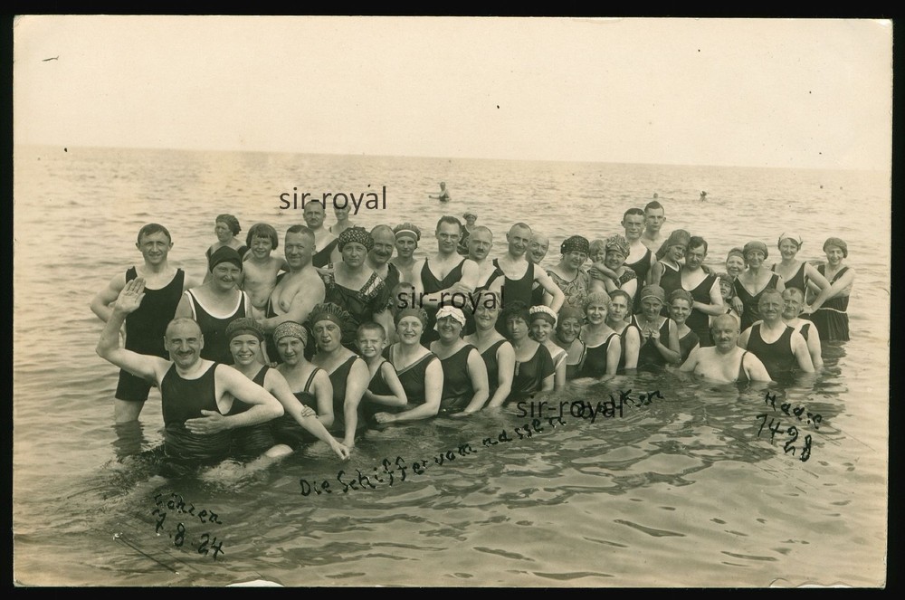 Göhren Rügen 1924 – Swimwear Beach 1920s – Photo 14x9cm