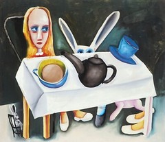 Charles Blackman : Feet Beneath the Table : Archival Quality Art Print G2U