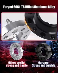 FLYCLE 5X5.5 Wheel Spacers for 1994-2001 Ram 1500, 2 inch 5×139.7mm Forged Wh…