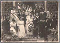 Photograph wedding with priest probably Brazil connection Blankenburg (box 1)