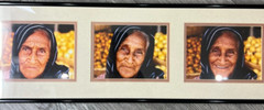 Michael B Wood L/E Cibachrome Print Emotions Mexico Mexican Abuela Grandma Face