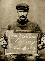Mug Shot Photo, 1902, for Larceny