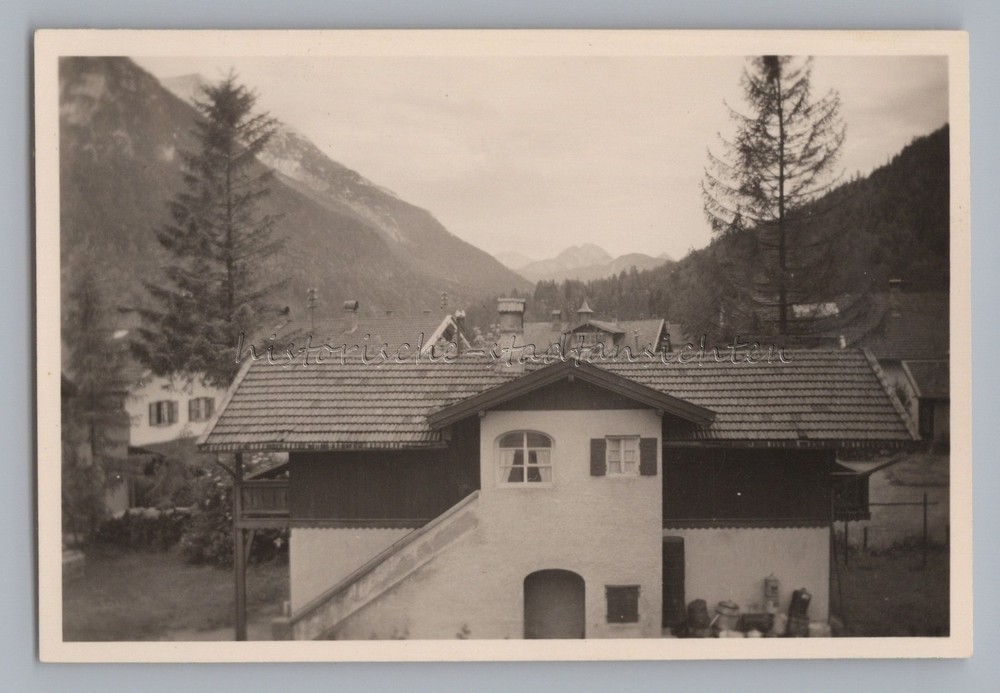 Mittenwald 1953 – District Building – Old Photo 1950s